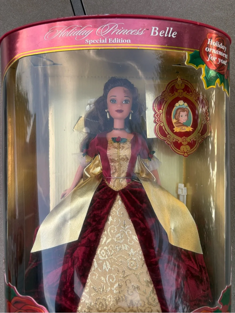 NEW Mattel Collectible Beauty & The Beast Holiday Princess Belle Barbie 1997